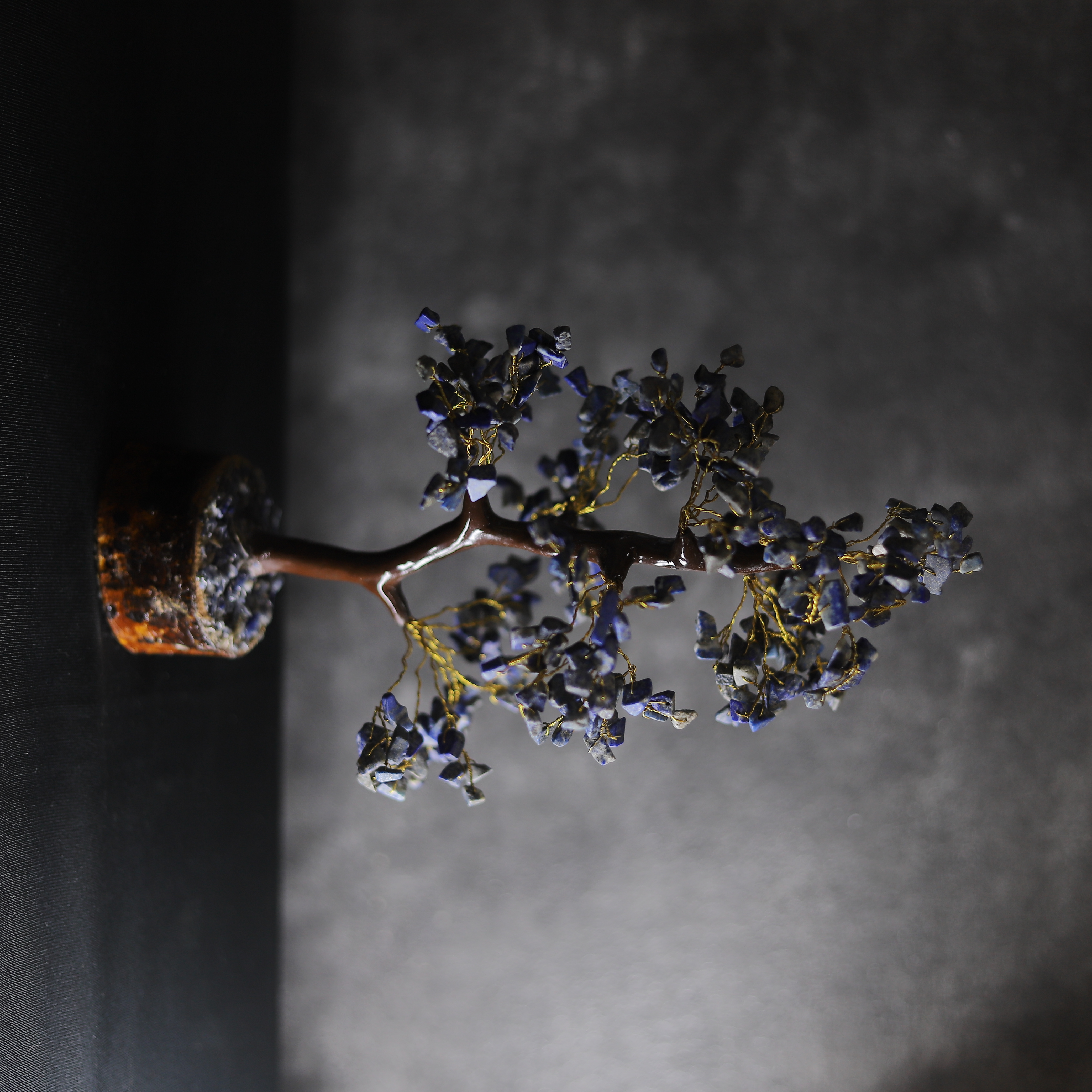 Handcrafted Lapis Lazuli Gemstone Tree