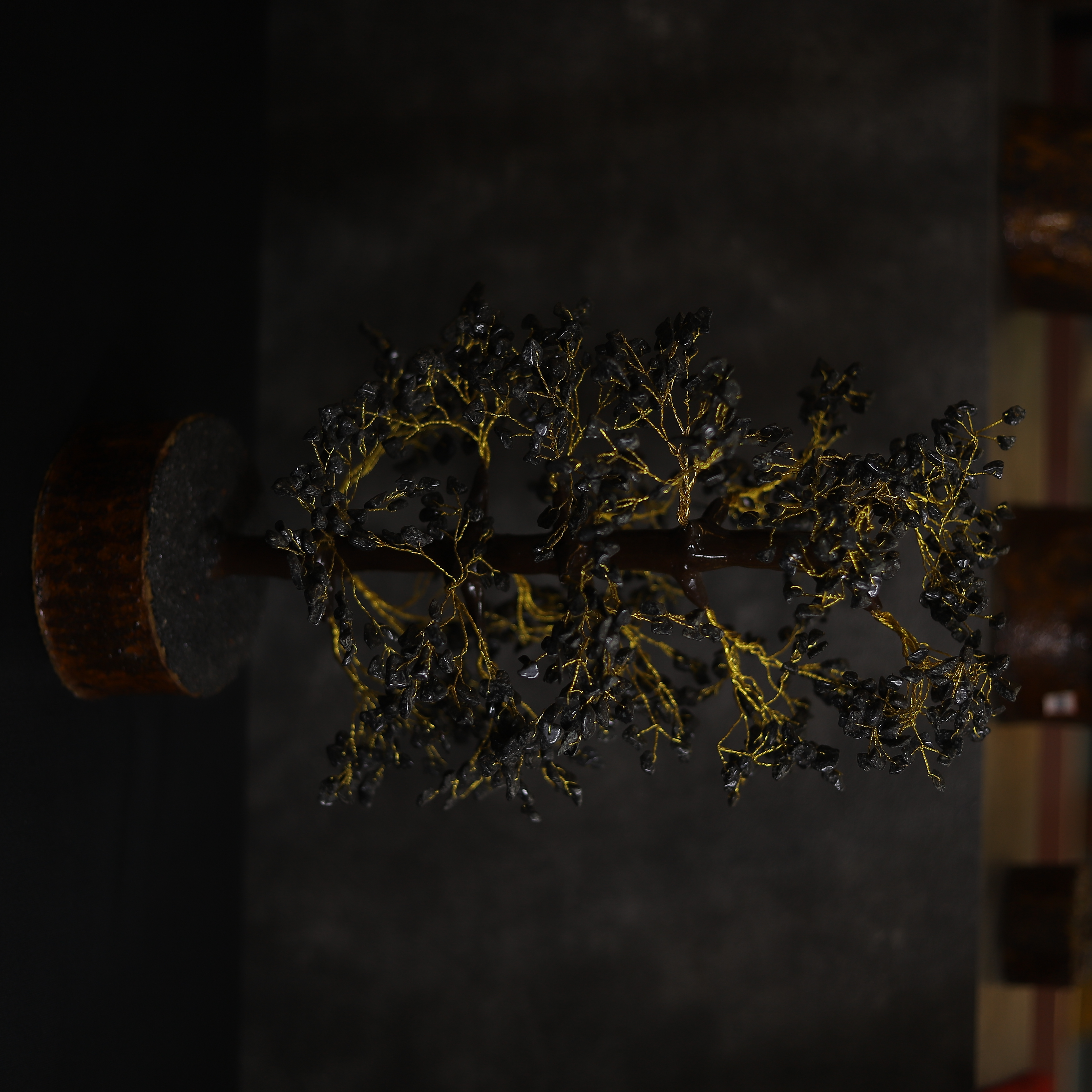 Black Obsidian Crystal Gemstone Tree