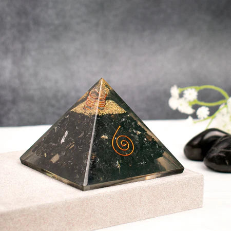 Black Obsidian Pyramid