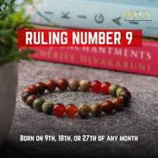 7 CHAKRASS RULING NUMBER 9 BRACELET(Born on the 9th, 18th, and 27th of any month)